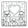 Cozy Bear Family Coloring Pages Tome 1: A World of Cuddly Creativity! - Image 4