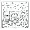 Cozy Bear Family Coloring Pages Tome 1: A World of Cuddly Creativity! - Image 5