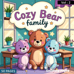 Alternative view of Cozy Bear Family Coloring Book Tome 2: Your Next Creative Escape