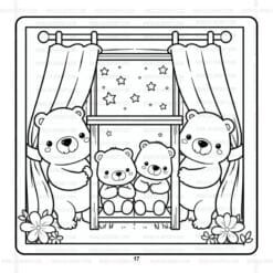Cozy Bear Family Coloring Book Tome 2: Your Next Creative Escape
