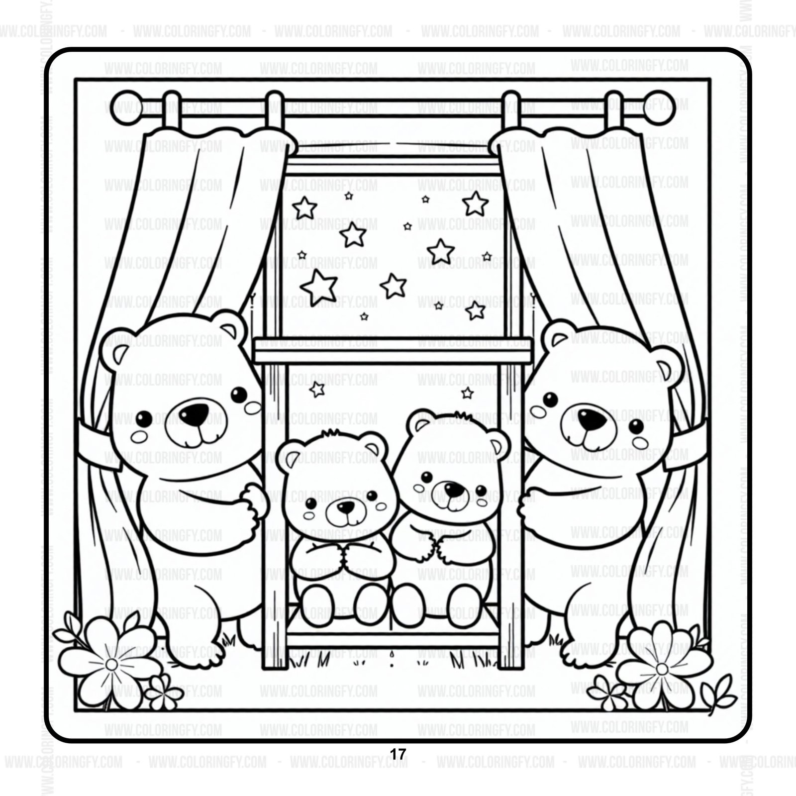Cozy Bear Family Coloring Book Tome 2: Your Next Creative Escape