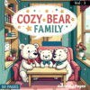 Cozy Bear Family Adventures Coloring Pages Vol 3 Your Creative Journey - Image 2