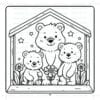 Cozy Bear Family Adventures Coloring Pages Vol 3 Your Creative Journey - Image 4
