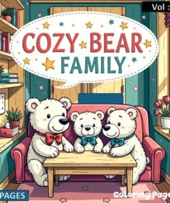 Cozy Bear Family Adventures Coloring Pages Tome 3 Your Creative Journey