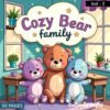 Cozy Bear Family Coloring Book Tome 2 Your Next Creative Escape
