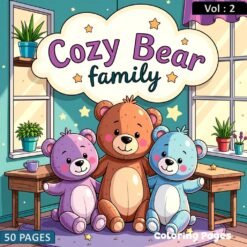 Cozy Bear Family Coloring Book Tome 2 Your Next Creative Escape