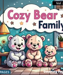 Cozy Bear Family Coloring Pages Tome 1 A World of Cuddly Creativity!