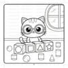 Shapes and Colors with Pipo Lulu and Mimi – VOL 12 – 50 Pages Coloring Book - Image 4