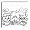 Our Animal Friends with Pipo Lulu and Mimi – VOL 15 Coloring Book - Image 3