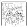 The Gourmet Cuisine of Pipo Lulu and Mimi Coloring Book – VOL 3 – 50 Pages - Image 4
