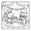 A Birthday Surprise for Pipo Lulu and Mimi Coloring Book  – VOL 4 - Image 3