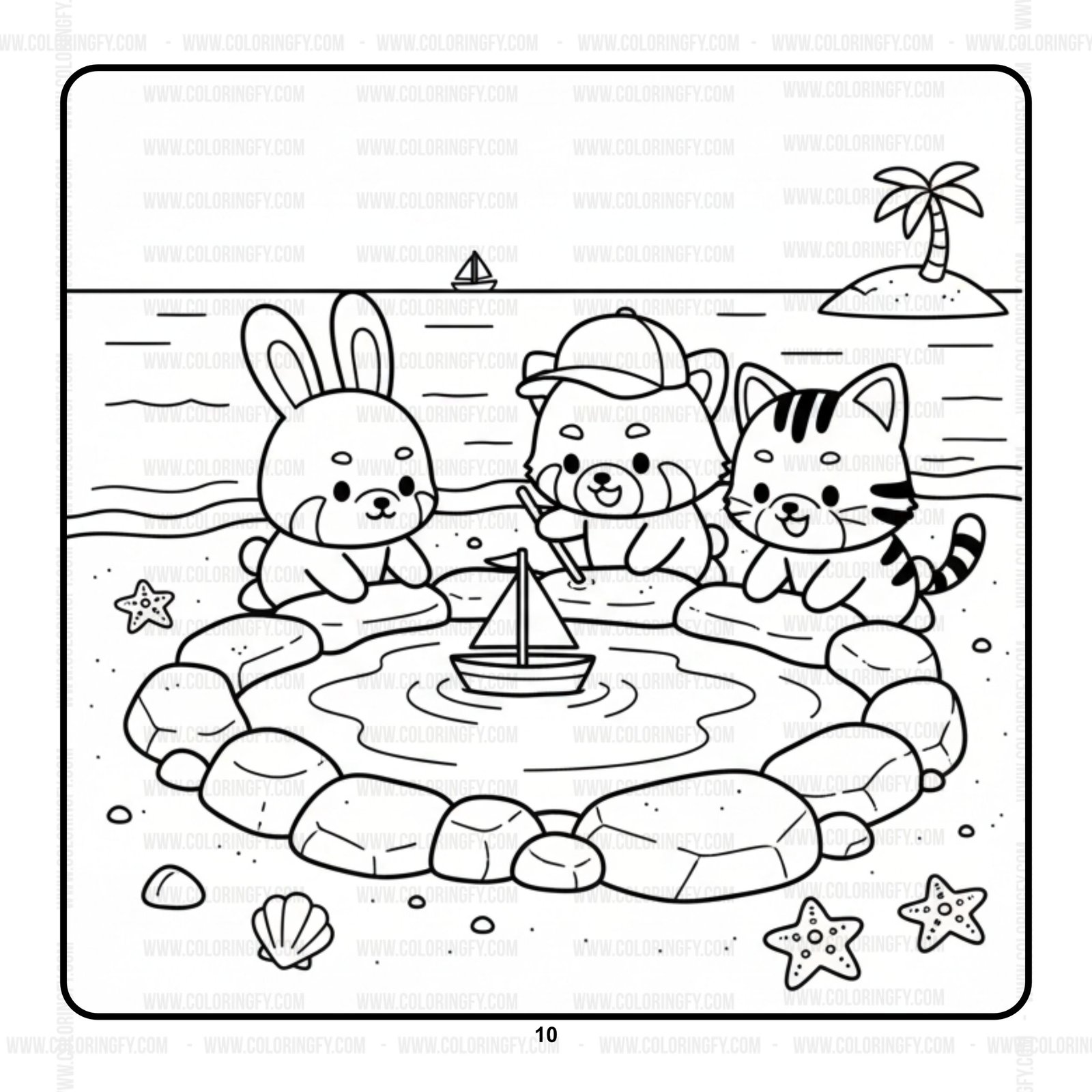 Splish, Splash, and Sunshine: Pipo Lulu and Mimi at the Seaside – VOL 7 – Image 4