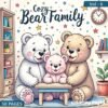 Coloring pages Cozy Bear Family Vol 6 The Ultimate Creative Escape