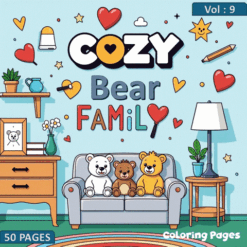 Cozy Bear Family Everyday Scenes