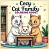 Cozy Cat Family coloring pages