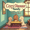 Dinosaur Family Happy Coloring Pages Vol. 2 Jurassic Digital Fun