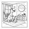 Dinosaur Family Cozy Coloring Pages Vol. 1: Prehistoric Digital Fun - Image 3