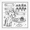 Cow Family Cozy Coloring Pages Vol. 1: Digital Farmstead Charm - Image 5