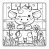 Cow Family Happy Coloring book Vol. 2: Fun Digital Farm Life - Image 4
