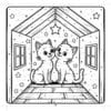 Cozy Cat Family Cute Coloring Book Vol. 5: Pure Digital Whimsy - Image 4
