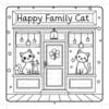 Cozy Cat Family Relaxing Coloring Pages Vol. 6: Digital Serenity - Image 4