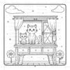 Cozy Cat Family Coloring Book Vol. 2: 50 Adorable Feline Designs - Image 5