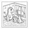 Dinosaur Family Happy Coloring Pages Vol. 2: Jurassic Digital Fun - Image 4