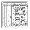 Cozy Cat Family Moments Coloring Pages Vol. 4: Digital Bliss - Image 5