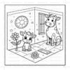 Cow Family Cozy Coloring Pages Vol. 1: Digital Farmstead Charm - Image 4