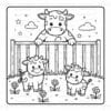 Cow Family Cheerful Coloring Pages Vol. 4: Digital Farm Joy - Image 5