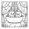 Cozy Cat Family Adventure Coloring Book Vol. 3: Digital Art Fun - Image 4