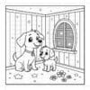 Dog Family Relaxing Coloring book Vol. 1: Digital Puppy Bliss - Image 4