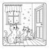 Cozy Cat Family Cute Coloring Book Vol. 5: Pure Digital Whimsy - Image 5