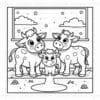 Cow Family Happy Coloring book Vol. 2: Fun Digital Farm Life - Image 5