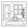 Cozy Cat Family Relaxing Coloring Pages Vol. 6: Digital Serenity - Image 5