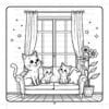 Cozy Cat Family Adventure Coloring Book Vol. 3: Digital Art Fun - Image 5