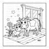 Cow Family Cheerful Coloring Pages Vol. 4: Digital Farm Joy - Image 3