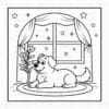 Dog Family Happy Coloring Book Vol. 3: Whimsical Puppy Digital Art - Image 3