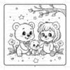 Coloring Cozy Bear Family Vol 7: A Digital Journey to Forest Joy - Image 4