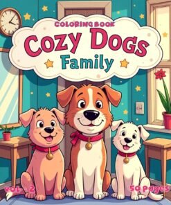 Dog Family cozy Coloring book Vol. 2: Digital Tail-Wagging Fun