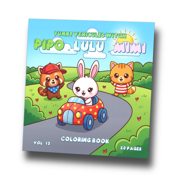 Funny Vehicles with Pipo Lulu and Mimi – VOL 13