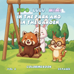 Hide-and-Seek in the Grass Pipo Lulu and Mimi Garden Scenes – VOL 6