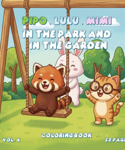 Hide-and-Seek in the Grass Pipo Lulu and Mimi Garden Scenes – VOL 6