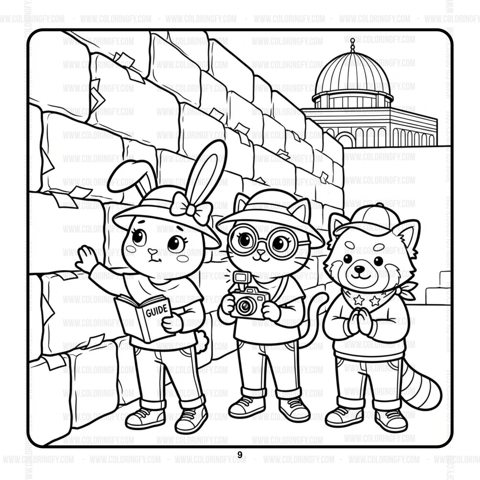 Pipo Lulu and Mimi Colorful World Coloring Book VOL 7 – 50 Pages – Image 3