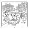 Pipo Lulu and Mimi Colorful World Coloring Book VOL 7 – 50 Pages - Image 4