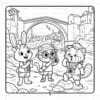 Pipo Lulu & Mimi Magnificent Odyssey Coloring Book VOL 6 – 50 Pages - Image 3