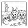 Pipo Lulu & Mimi Unforgettable Journey Coloring Book VOL 8 - Image 4