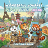 Pipo Lulu & Mimi Wonderful Journey Coloring Book VOL 10 – 50 Pages