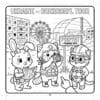 Pipo Lulu & Mimi Wonderful Journey Coloring Book VOL 10 – 50 Pages - Image 5