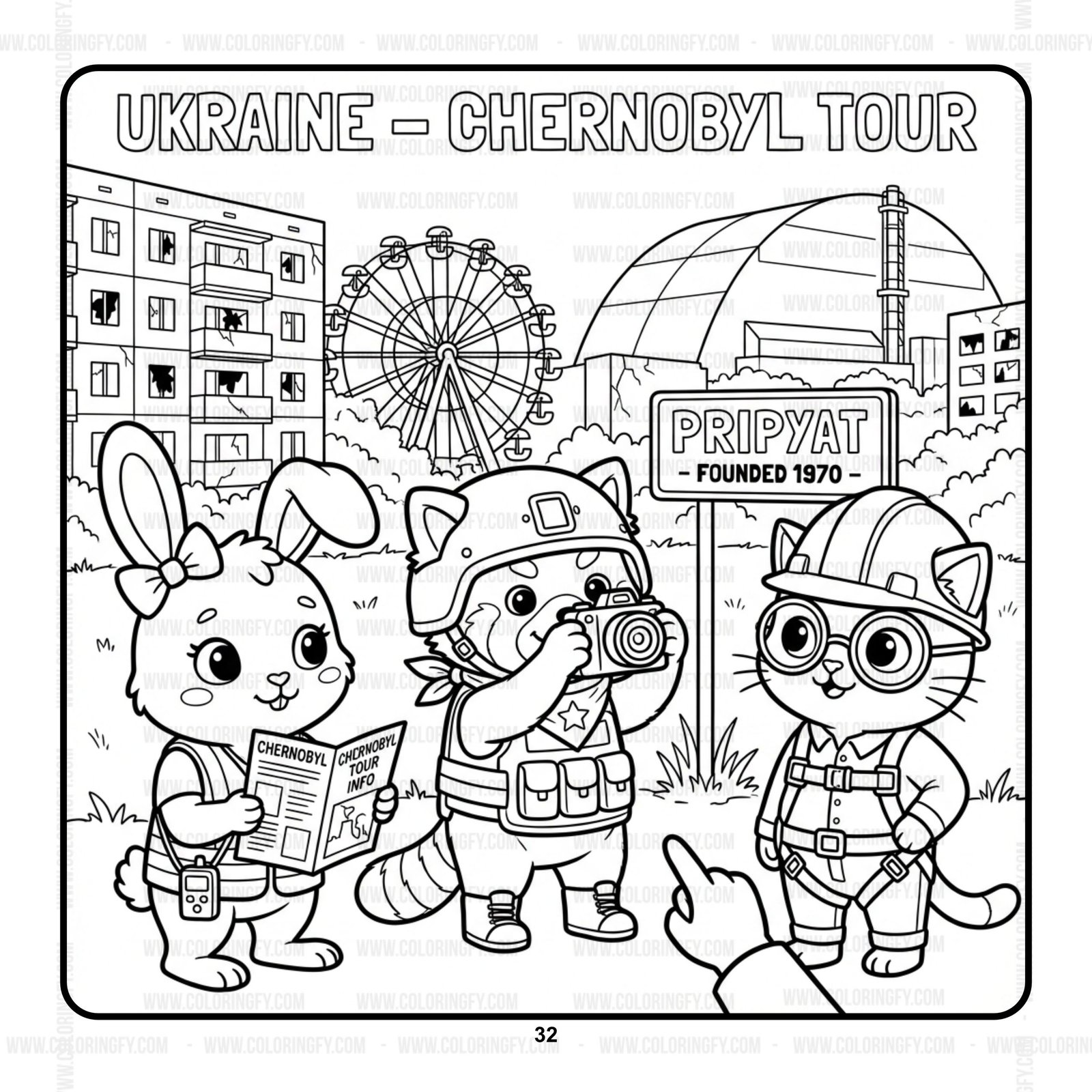 Pipo Lulu & Mimi Wonderful Journey Coloring Book VOL 10 – 50 Pages – Image 5